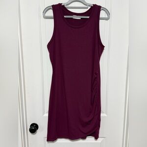 Gilli Sleeveless Plum Mini Dress